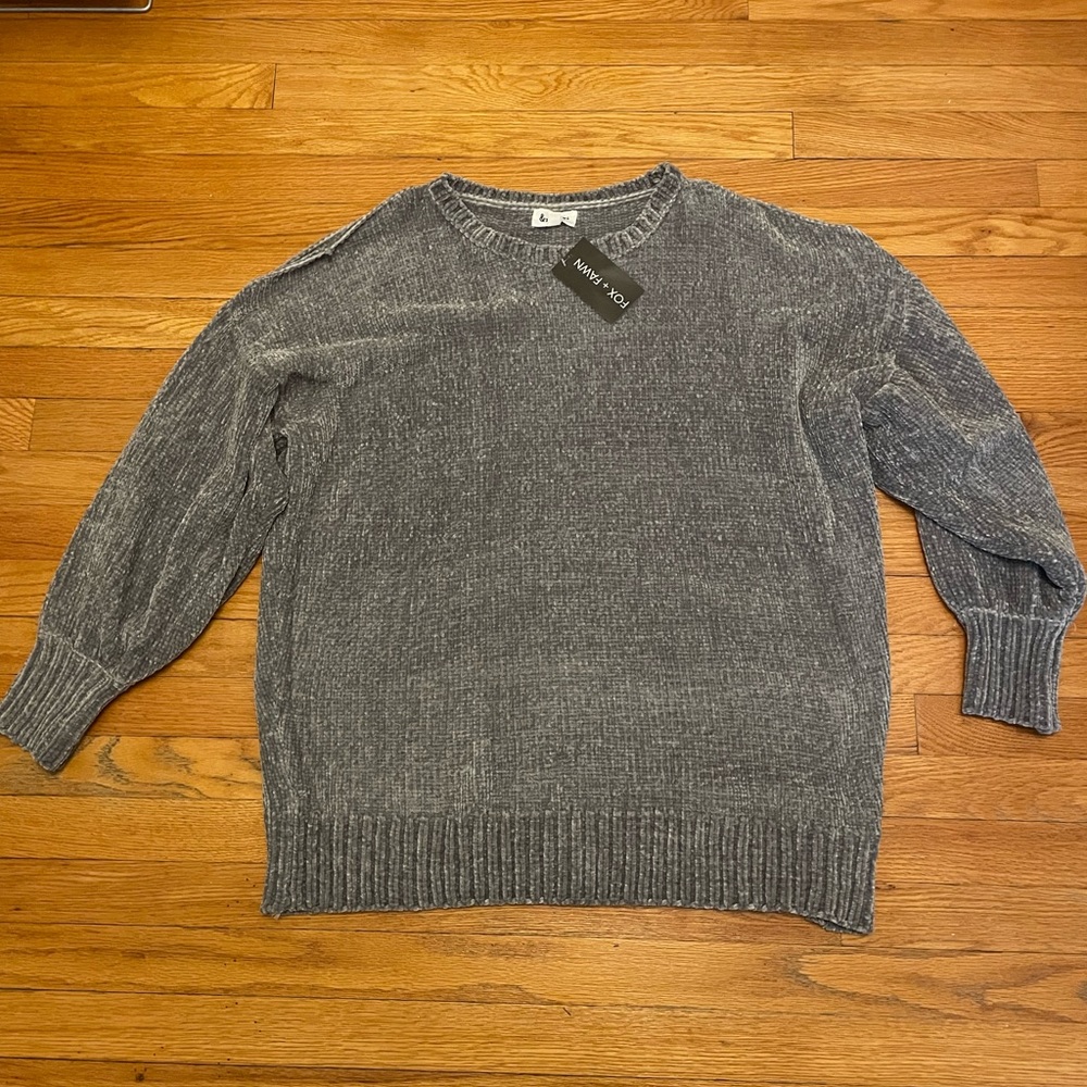 Very Soft Grey Oversized Sweater